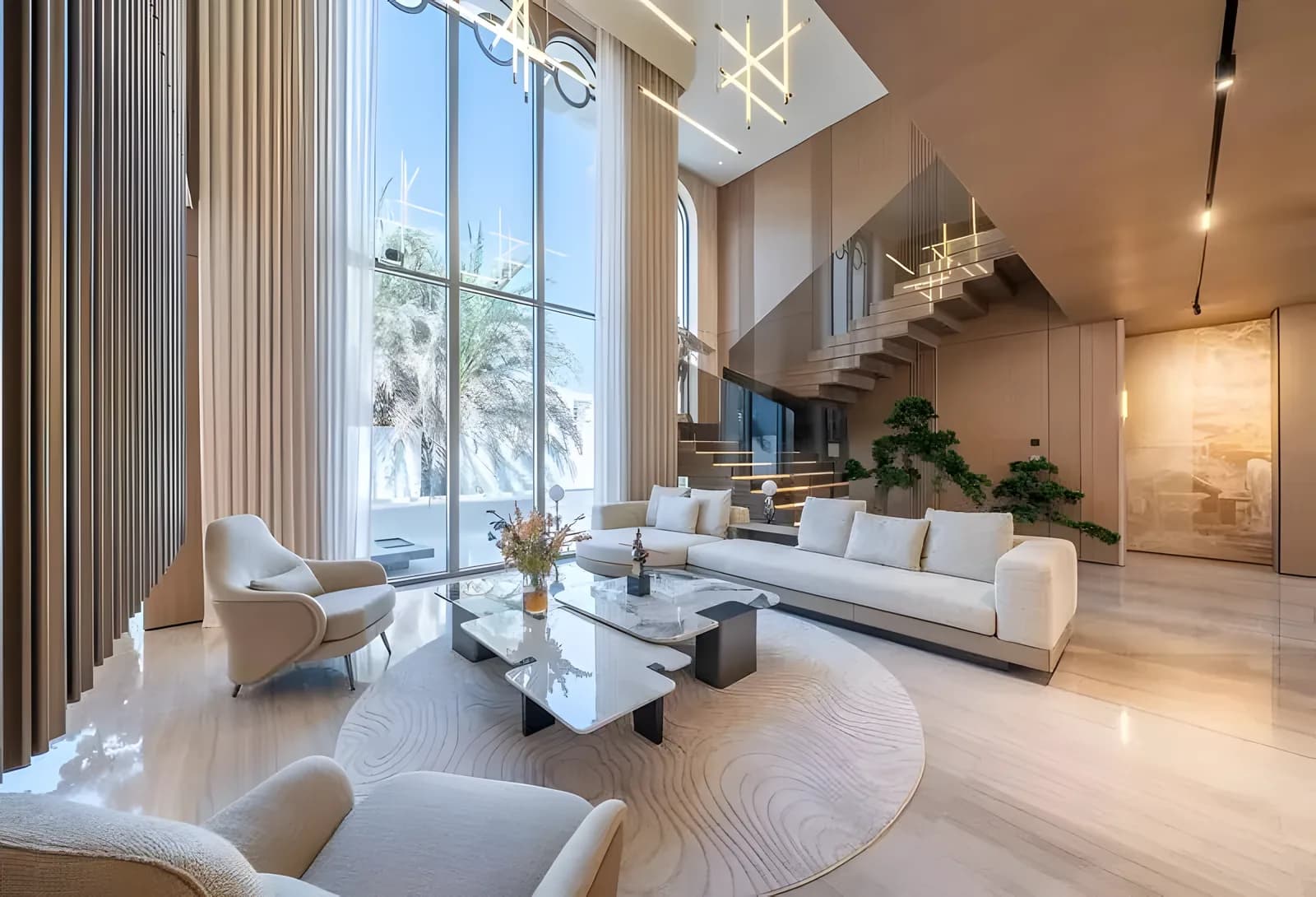 Upgraded, extended Garden Hall villa with lake views